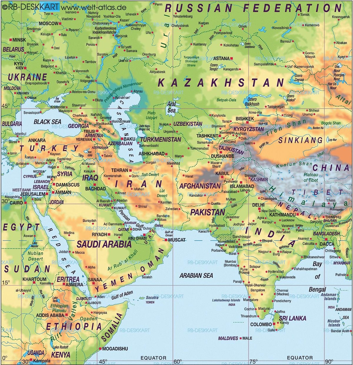 χάρτης του Μπαχρέιν χάρτης world atlas