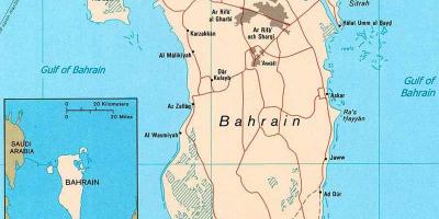 Μπαχρέιν δρόμους χάρτης