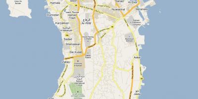 Χάρτης του δρόμου χάρτη του Μπαχρέιν
